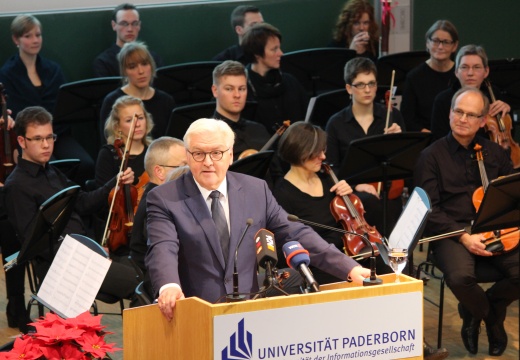 Universitaet Paderborn Ehrenpromotion Steinmeier Johannes Pauly 45